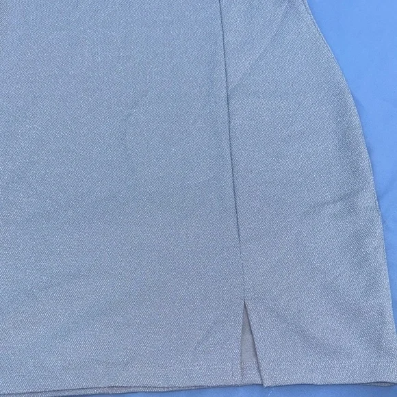 DIVIDED H&M  Elegant Silver Spaghetti Strap Mini Dress - Picture 5 of 8